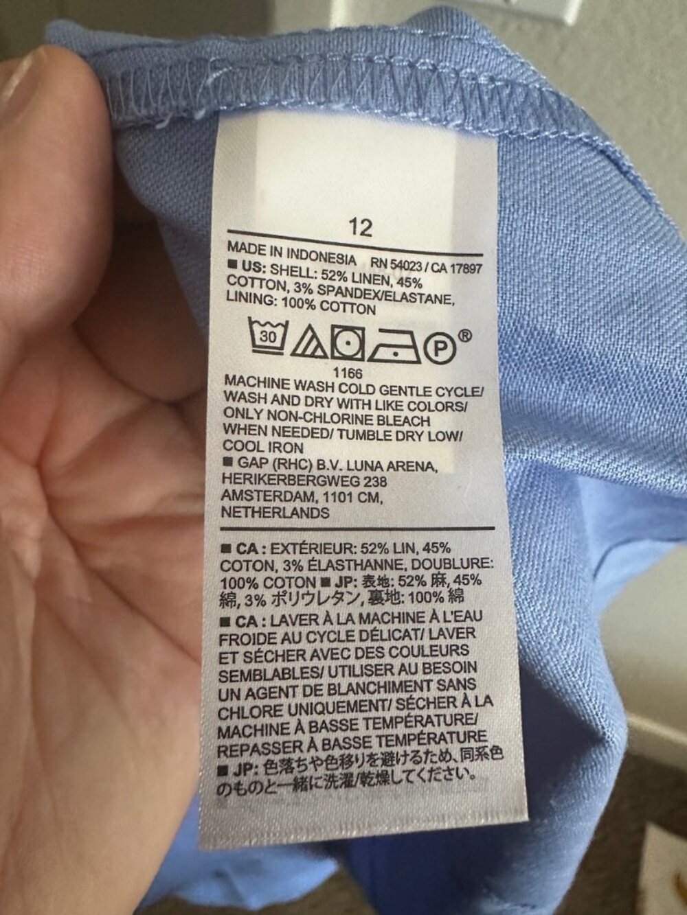 Banana Republic blue maxi sleeveless dress - Picture 5 of 5